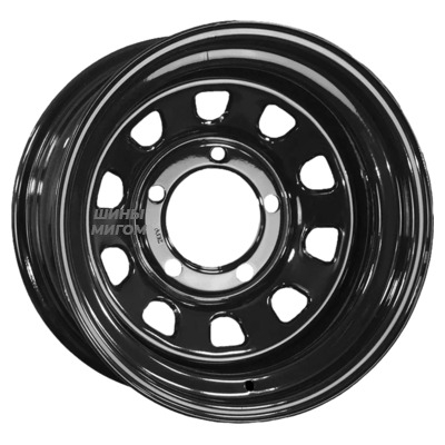 ZEPP 4х4 7x17/5x139.7 ET15 D110 УАЗ Semicircle Gloss Black