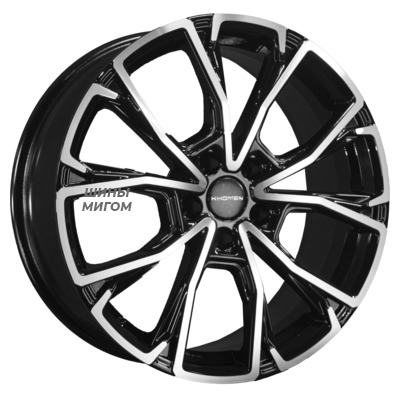 Khomen Wheels 7.5x19/5x108 ET41 D65.1 KHW1907 (Exeed RX) Black-FP
